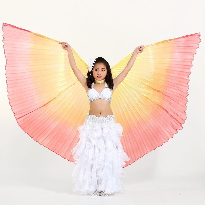 Children's Kids Girls Belly Dance Isis Wings 5 Colors
